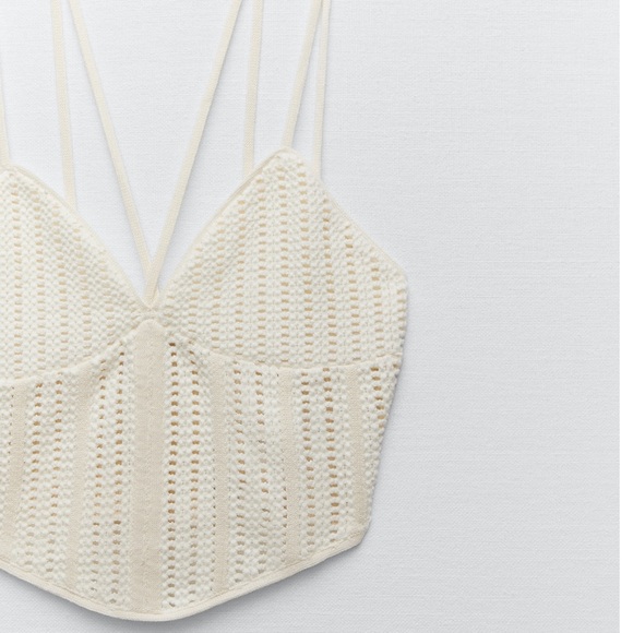 VDAY SPL ZARA MESH CORSETRY-INSPIRED TOP - Picture 9 of 12
